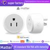 Matter Smart Socket - US HomeKit Standard, Compatible with Alexa & Google Home for Voice Control
