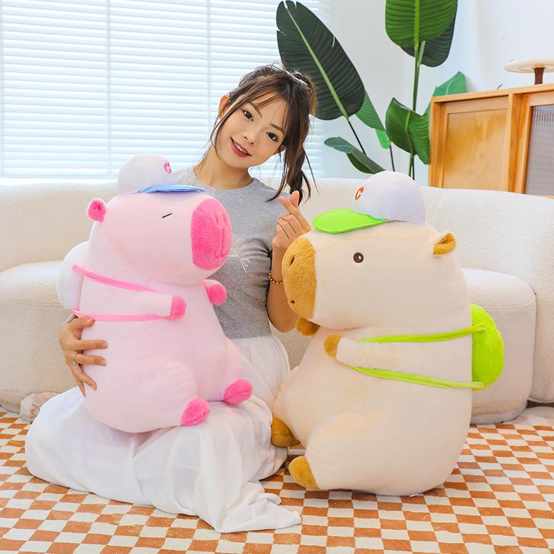 Cartoon Sports Capybara Plush Toy Capybara Children's Doll Doll Ornament Doll