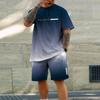 Модные летние повседневные спортивные шорты с короткими рукавами