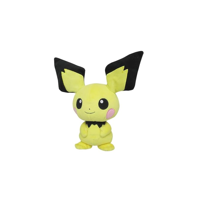Sanei Boeki Pokemon ALL STAR COLLECTION Пичу (S) Мягкая игрушка Покемон PP25 Ш19 х Г9 х В21см