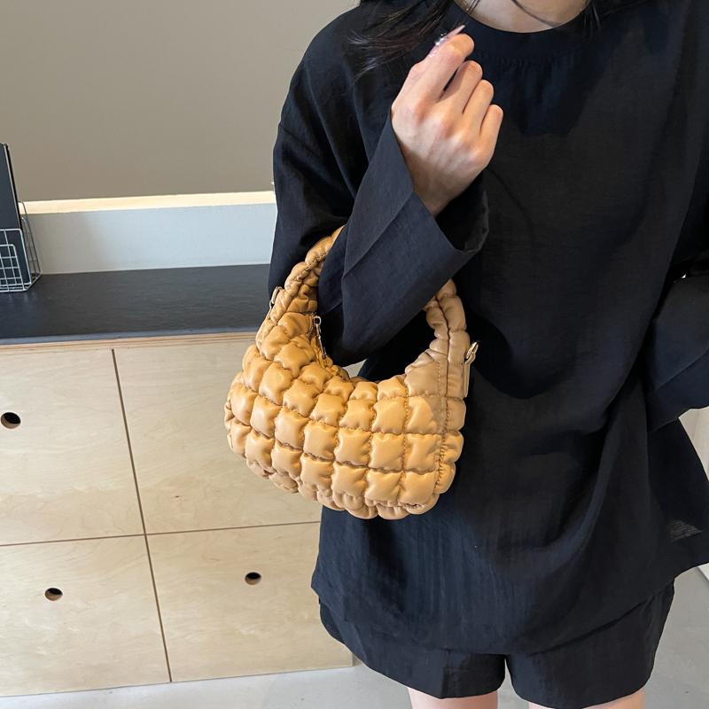 Дизайнерские брендовые сумки для женщин, роскошные сумки через плечо, женские сумки, зимние сумки-тоут из кожи с пуховой подкладкой