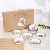 Set of 9 Pieces Ceramic Light Plate Side Dishes Soy Snack Sauce Dish Kimchi Appetizer Plates 2.8 Inch Saucer