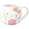 Sanrio Kitty Round Face 13 X Character Hello Kitty Birthday "Hello Tail" Mug, Approx. 400ml, Approx. 9cm, Tableware, Goods, Gift, San4561-1