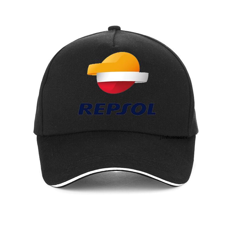 Бейсболка Repsol Регулируемая Унисекс Кепки Snapback Козырек Спортивная Кепка Летняя Мода Повседневные Кепки с Принтом