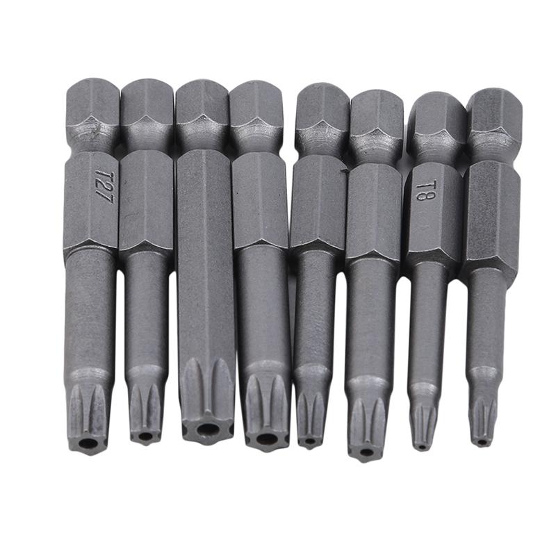 Hex Shank Torx Security Head Magnetic Bit Set