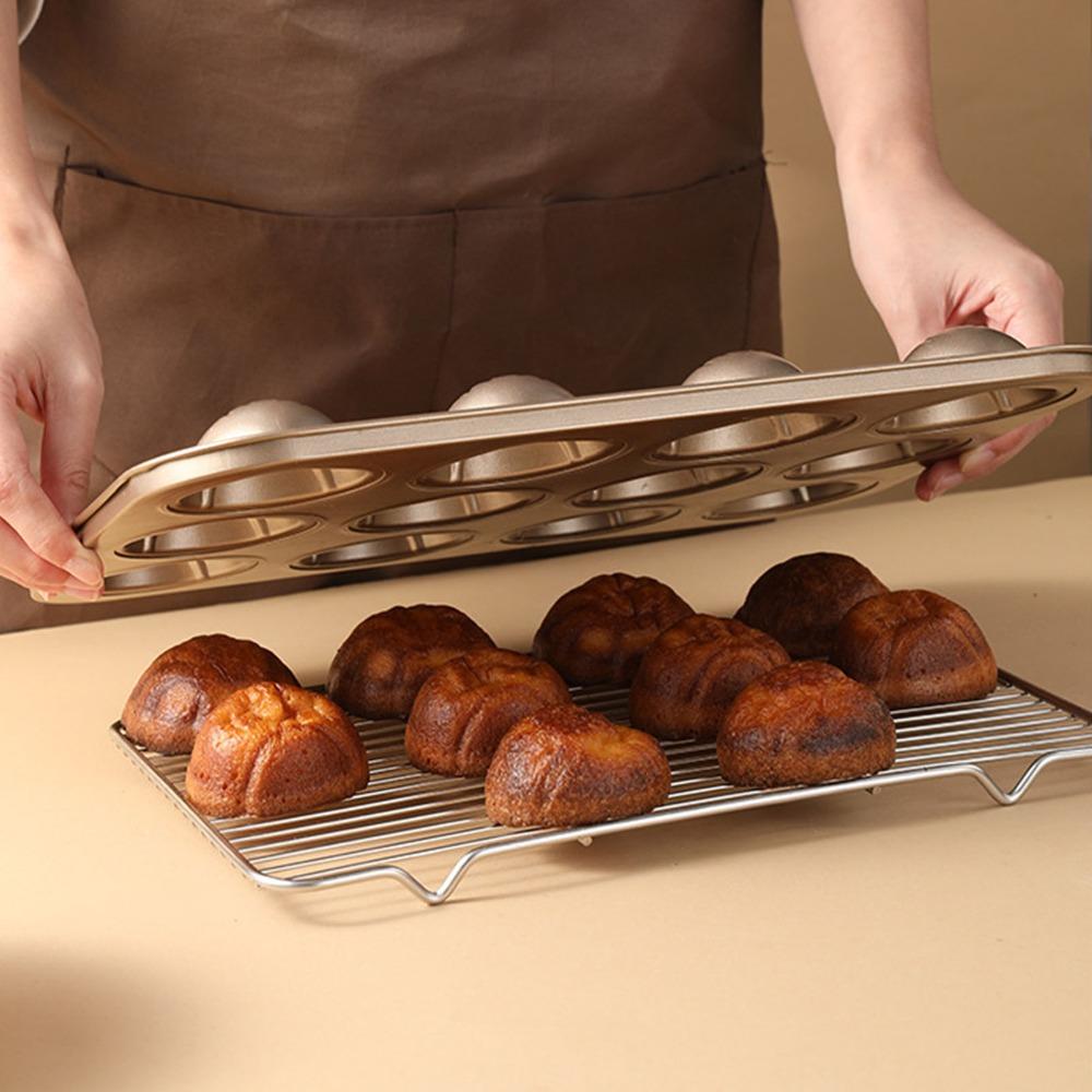 Carbon Steel Baking Mold Heat Resistant Shell Shaped Mold Madeleine Mold Cake Pan Oven Baking