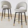 360 degrees Swivel Bar Stool. PU Material, Comfortable Padding, Suitable for Bars, Restaurants, Kitchens