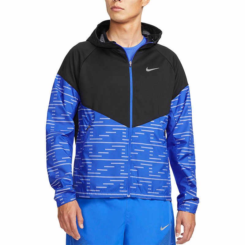 Nike Куртка Therma FITMILER Repel Run Division Унисекс Черный Синий DD6103-011