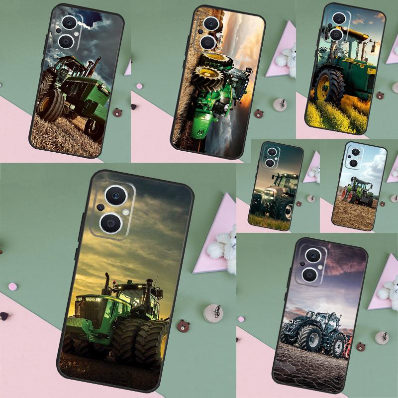 Фермерский Трактор Чехол Для OPPO Reno 15 15F 14 13 12 11 10 Pro 14F 13F 12F 11F 8T OPPO Find X9 X8 X6 Pro Чехол