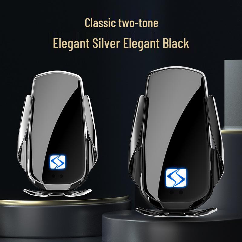 Sihao Wireless Fast Charging Car Phone Mount with Smart Induction for Navigation (X8X7/QX/A5/E10X Models)