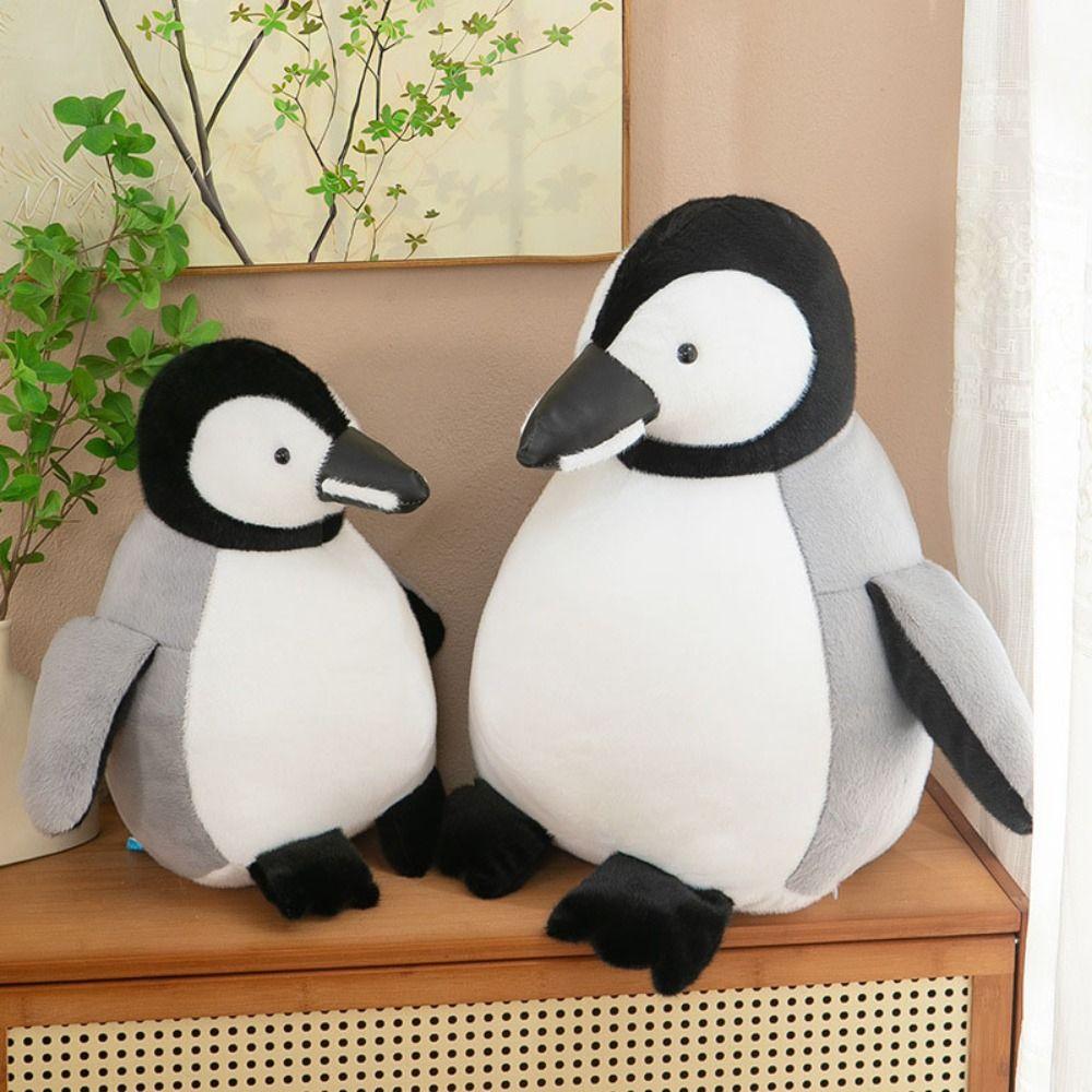 PP Cotton Simulation Penguin Plush Toy Fluffy Penguin Plush Doll Birthday Parties