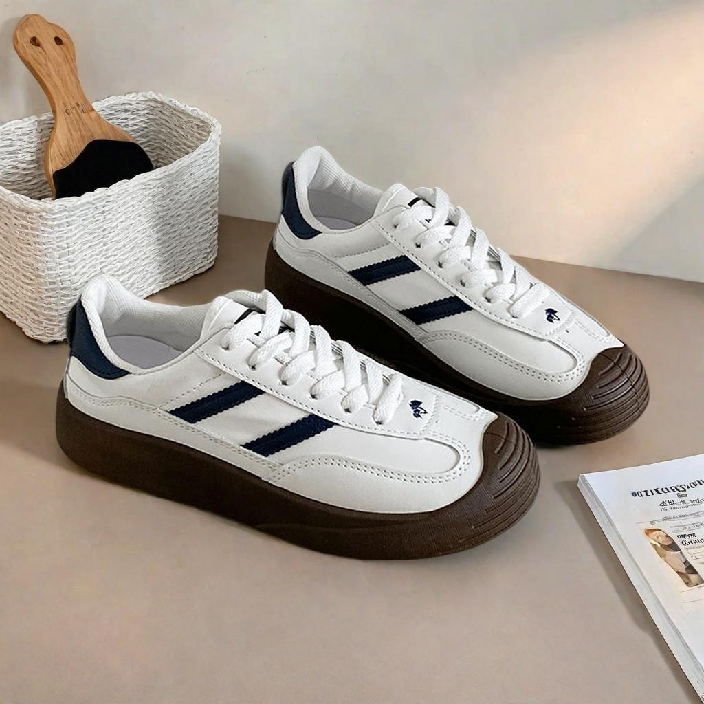 Нишевые ретро немецкие тренировочные кроссовки женские маленькие белые кроссовки повседневные кеды инс модные уродливо милые кроссовки в гонконгском стиле спортивная обувь для внешней торговли