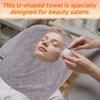 3 шт. U-образное полотенце из микрофибры, полотенце для косметолога, абсорбирующее, для спа-массажа, для ухода за лицом, для шеи, косметические полотенца для очищения лица