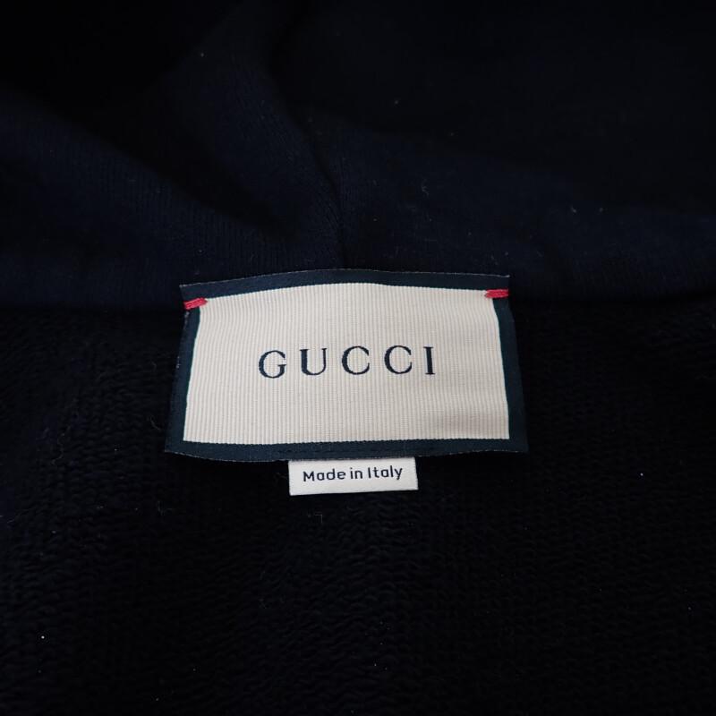 GUCCI  769546_XJF2X_1000 XS Parker black cotton mens