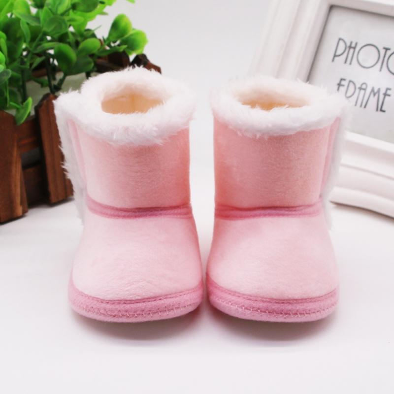 Winter Warm Newborn Cotton Snow Boots Girls Boys Toddler First Walkers Cute Non-slip Soft Sole Unisex Boots