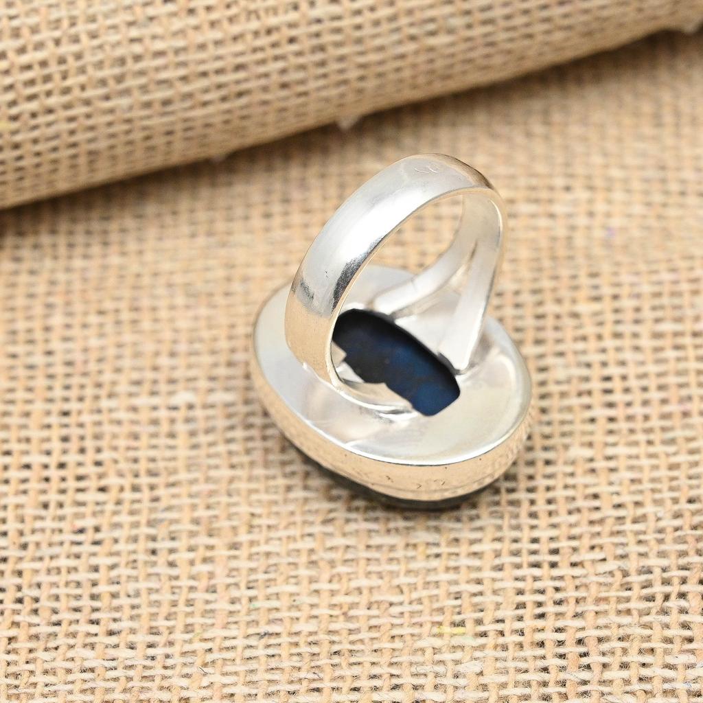 Ювелирные изделия из стерлингового серебра 925 пробы с лабрадоритом ручной работы на Рождество