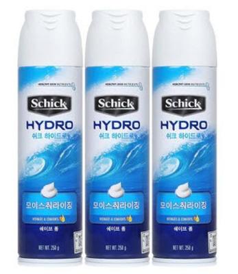 Schick Hydro Пена для бритья 250 г*3 упаковки