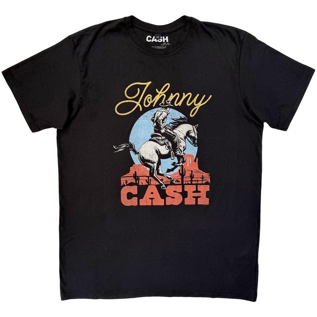 Johnny Cash - Cowboy - Black Carbon t-shirt