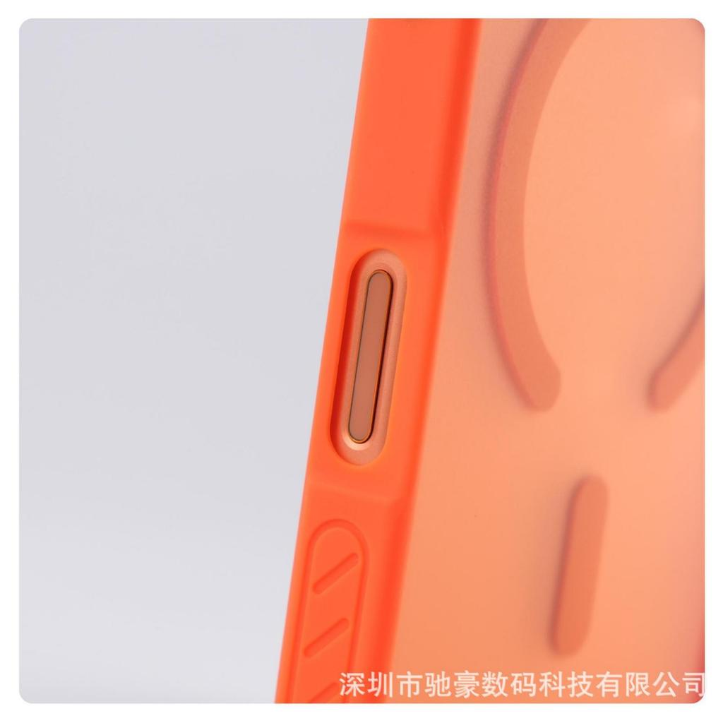 Подходит для Apple 17promax чехол-скин матовый магнитный для мобильного телефона iPhone16 всесторонний противоударный 15 нескользящий простой
