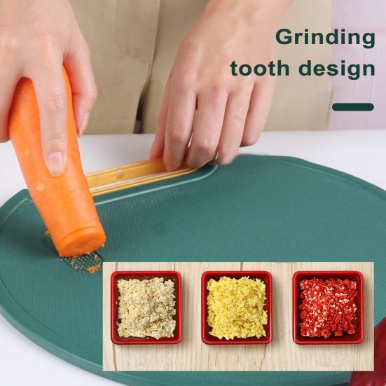 With Grinder Groove Double-sided Standing Food Grade Anti-slip Easy To Clean Vegetables Fruits Meat