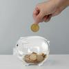 Мультяшная копилка прозрачная пластиковая копилка большая емкость монета денежный контейнер для детей и взрослых накопительный кейс банка для хранения украшение
