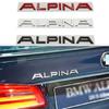 Автомобильная наклейка 3D металлическая хромированная эмблема ALPINA, наклейки для E46 E39 E60 E90 E36 E53 E30 E34 F10 F30