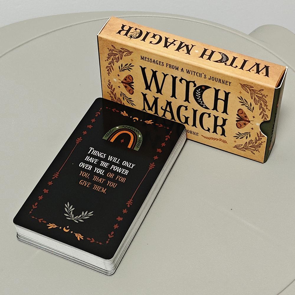 Колода Witch Magick Oracle 10,3*6 см 40 шт. Вдохновляющие карты с ключевыми словами