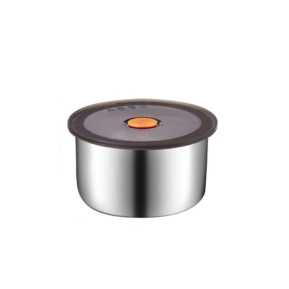 Stainless Steel Stainless Steel Bowl Sealed Kitchen Fresh Box Meal Storage Bowl  Kitchen