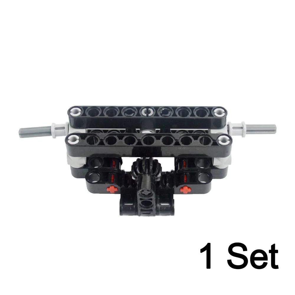 MOC Технический RC Автомобиль Быстрые Моторы Строительные Блоки Дифференциал Система Подвески Автомобиль с Монстр-Мотором Кирпичики Образовательные Игрушки