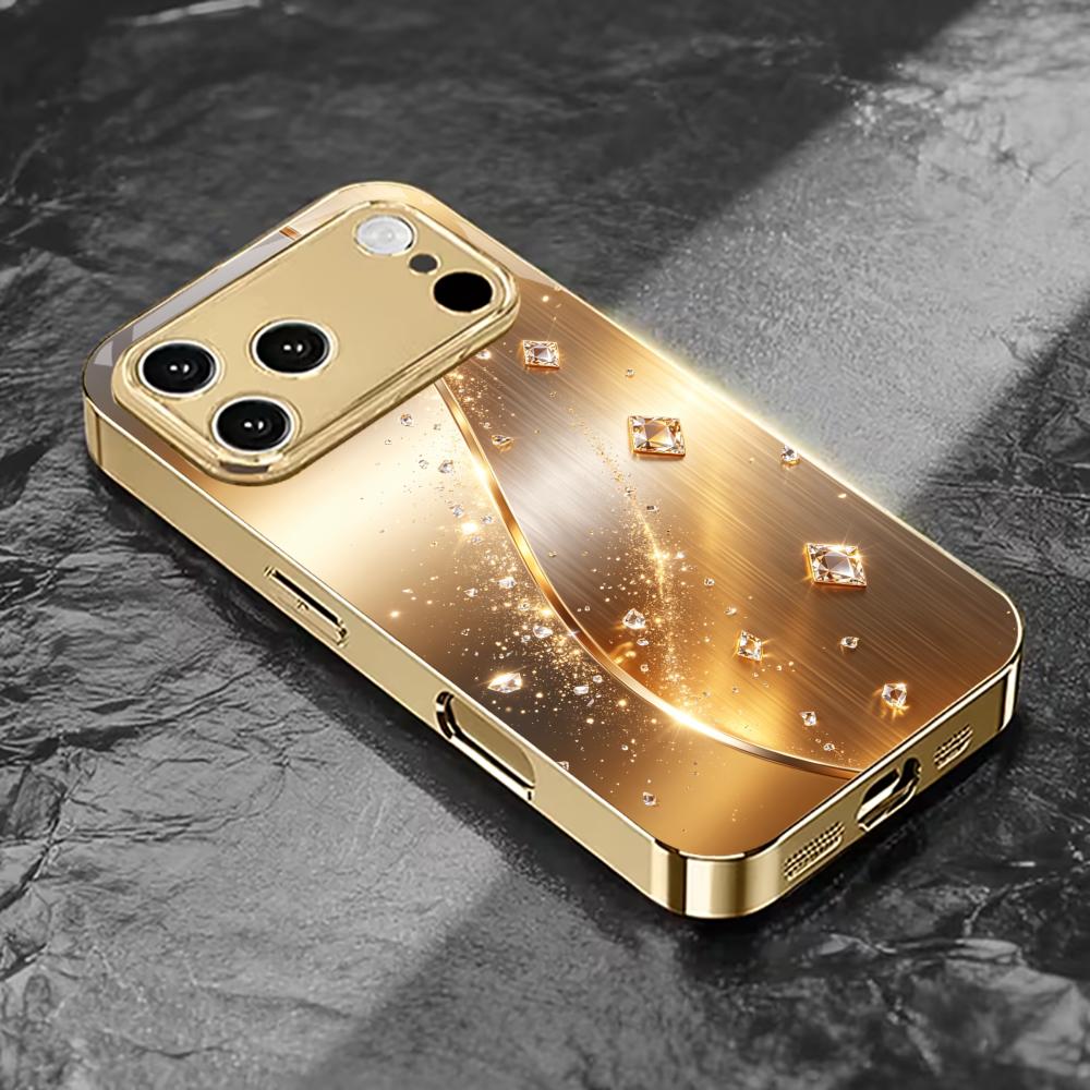 Высококачественный роскошный модный чехол для телефона funda iphone для iPhone 17 Pro Max чехол-стекло для iPhone 17 16 15 14 13 12pm Pro Plus