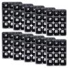 12 Hole Black Plastic Seedling Tray for Plants Nursery Garden Seed Starter Pots Planting Trays for Vegetables Flowers