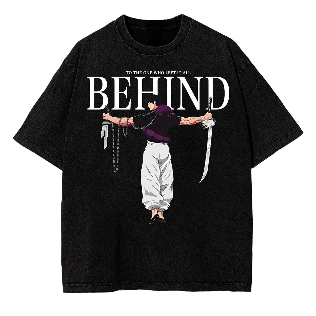 Jujutsu Kaisen Toji Fushiguro Typography Graphic T-Shirt Unisex Tee