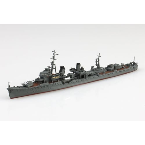 Aoshima Bunka Kyozai 1/700 Waterline Series No. 456 Japanese Navy Destroyer Hatsushimo Plastic Model Ship