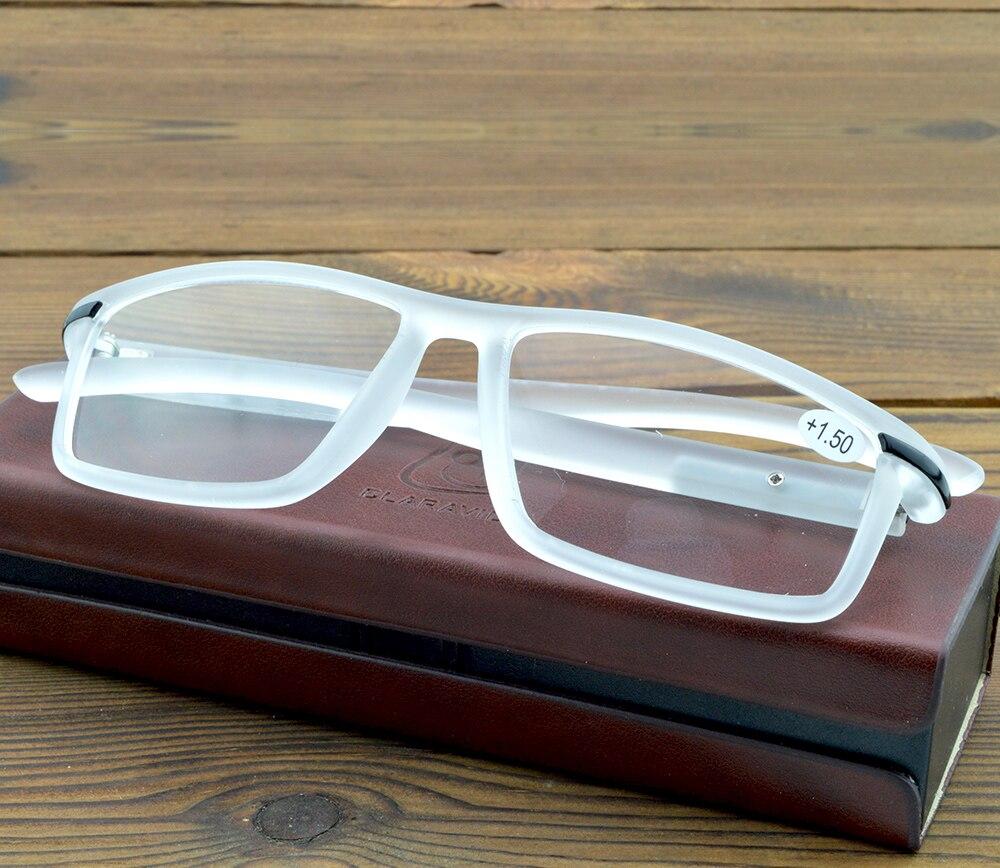 Спортивные удобные контактные очки для чтения белого и черного цвета для мужчин и женщин +0,75 +1 +1,25 +1,5 +1,75 +2 от +2,5 до +4