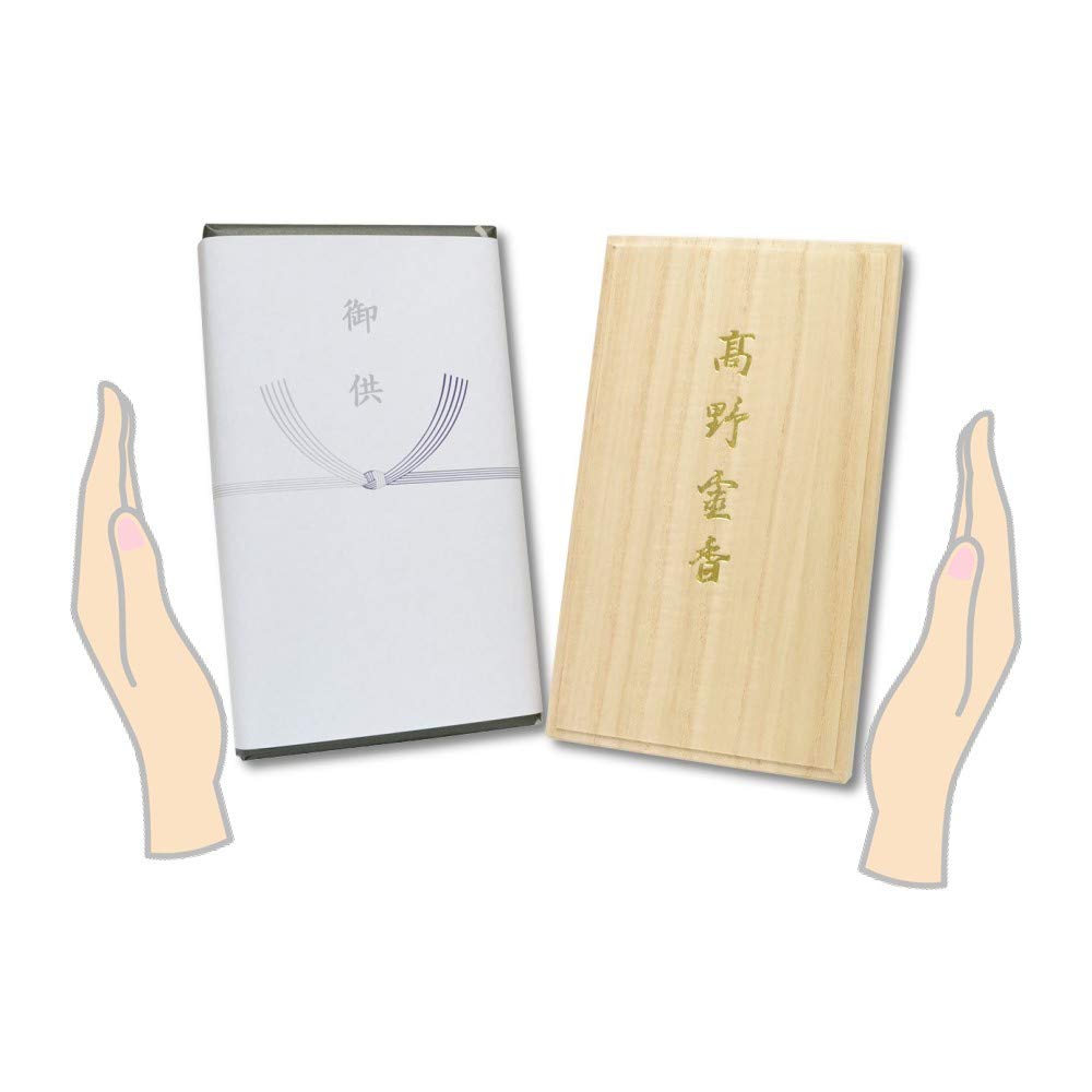 Ароматические палочки Koyasan Daishido для специально отобранного сандалового дерева Reika 6 Поставляются в коробке из павловнии с подарочными подарками, Takano, дюймы, бирка.