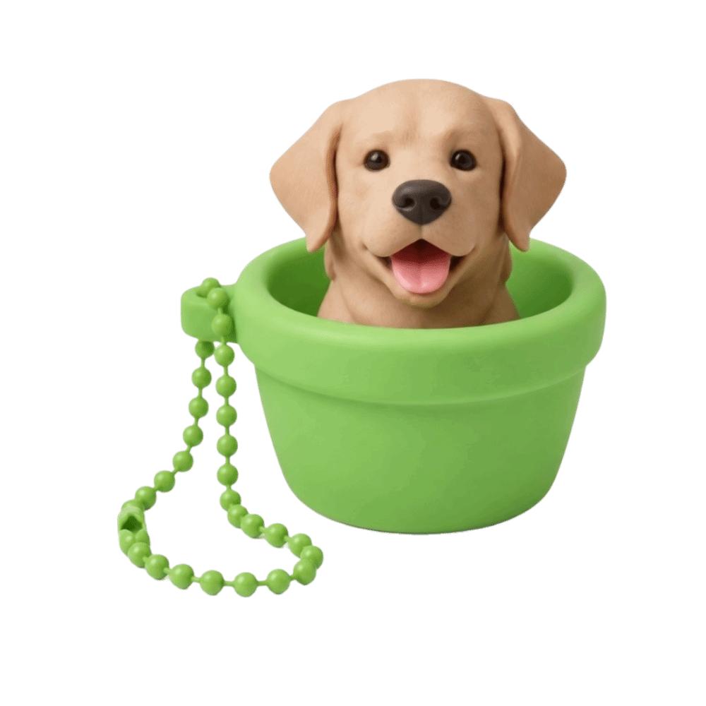 Key Ring Fidget Clicker Keychain 3D Printed Dog Button Press Key Chain Bag Charm