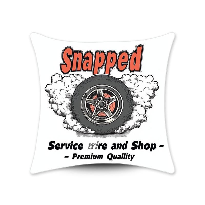 Наволочка в ретро американском стиле, напечатанная подушка, украшение для дома, диван для гостиной, напечатанная подушка