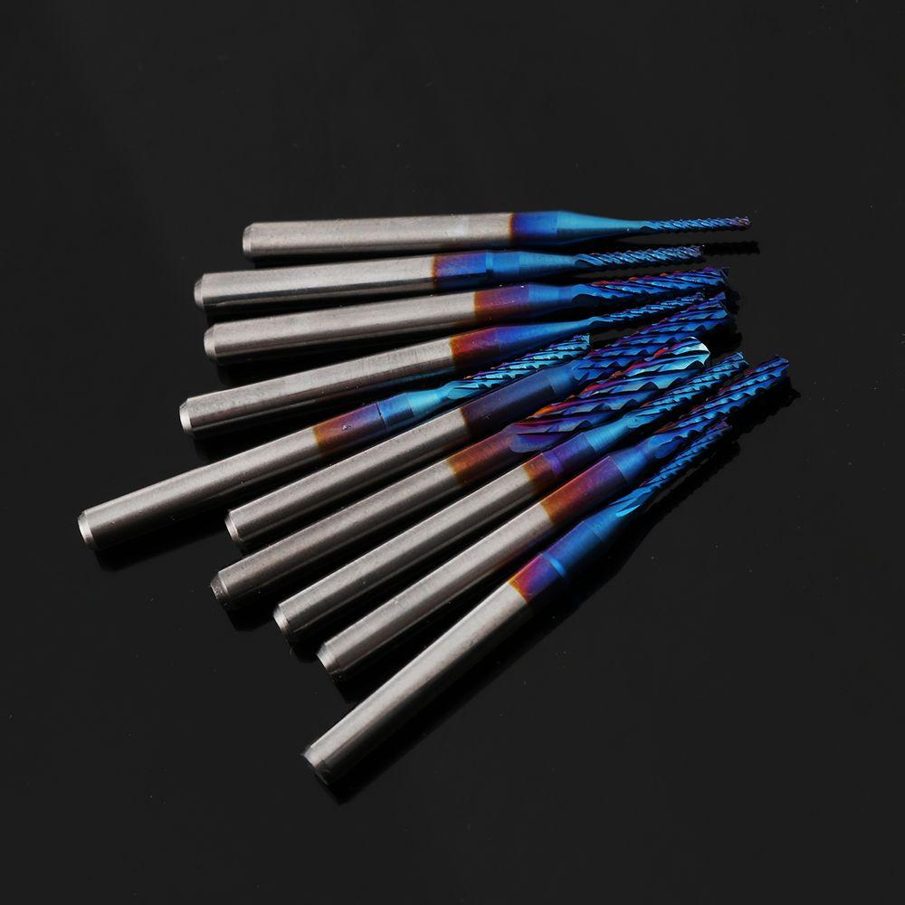 0.8-3.175mm Straight Shank PCB Machine Engraving Cutting Edge Cutter Milling Cutter End Mill Carbide