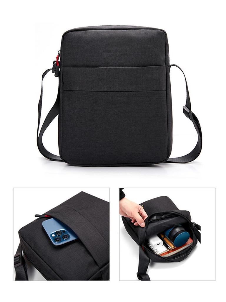 Мужская повседневная деловая сумка через плечо большой емкости