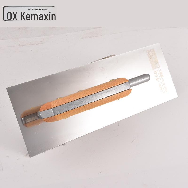 Kemaixin Plastering Trowel with Wooden Handle - Paint, Scrape, and Putty Tool for Walls