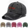 Hip Hop Strawberry Printed Baseball Cap Washed Cotton Sun Hat Streetwear Hats  For Man Women Unisex