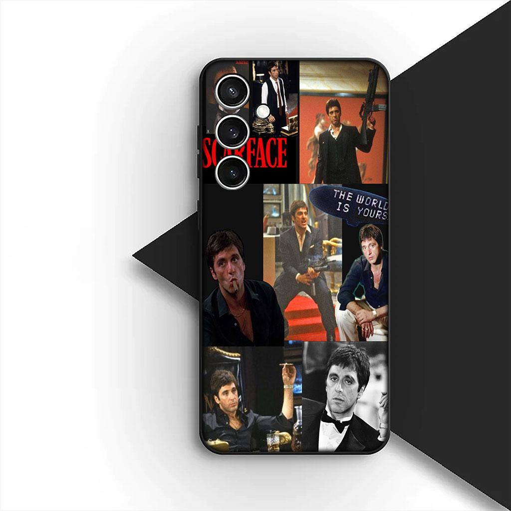 Phone Cover for Motorola Moto G86 G57 E14 E15 G14 G34 G35 G84 G24 A54 G15 Power E22 Soft Silicone Case S-Scarfaces Wallpaper
