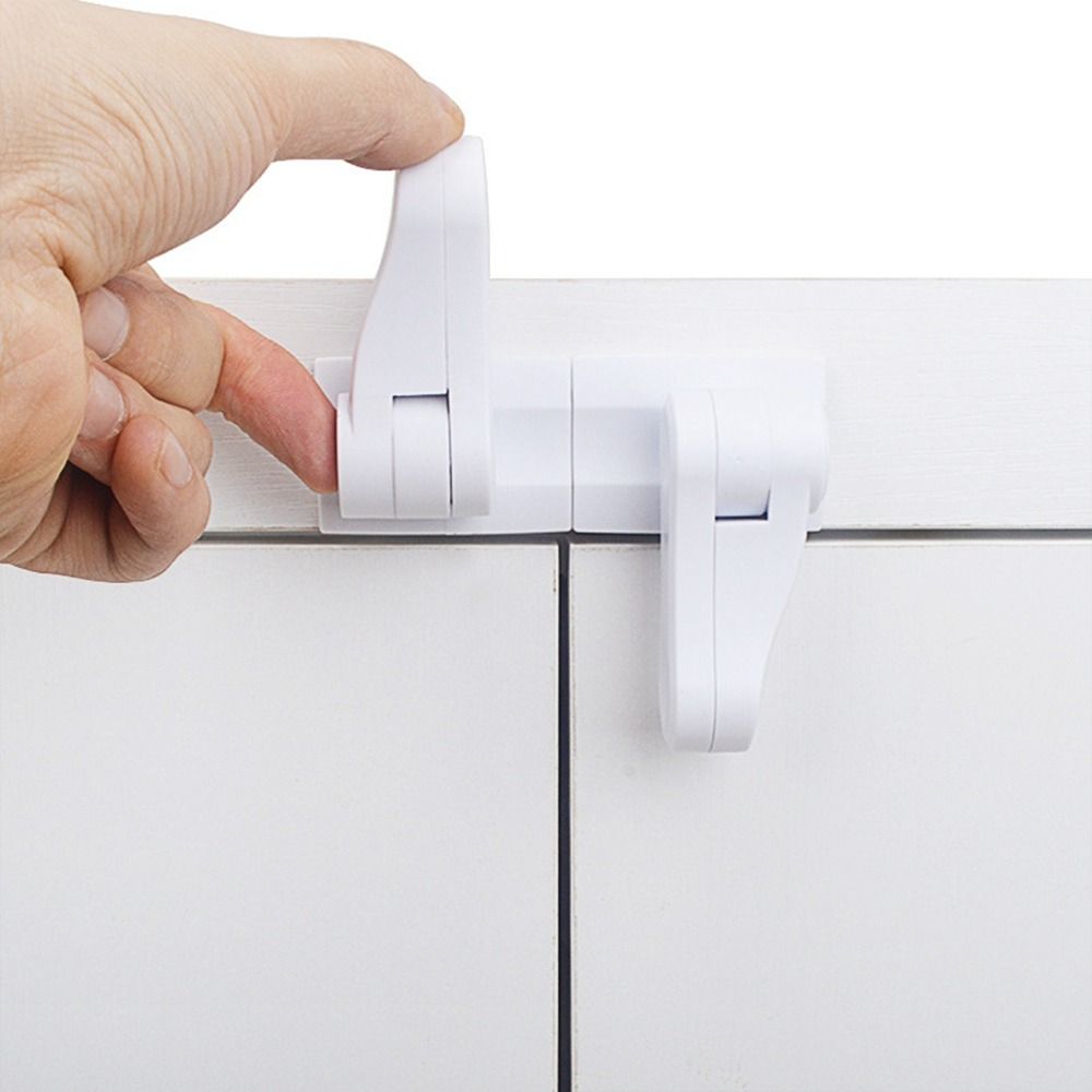 Замок дверной ручки с защитой от защемления ABS пряжка безопасности новый замок для безопасности детей дверная ручка