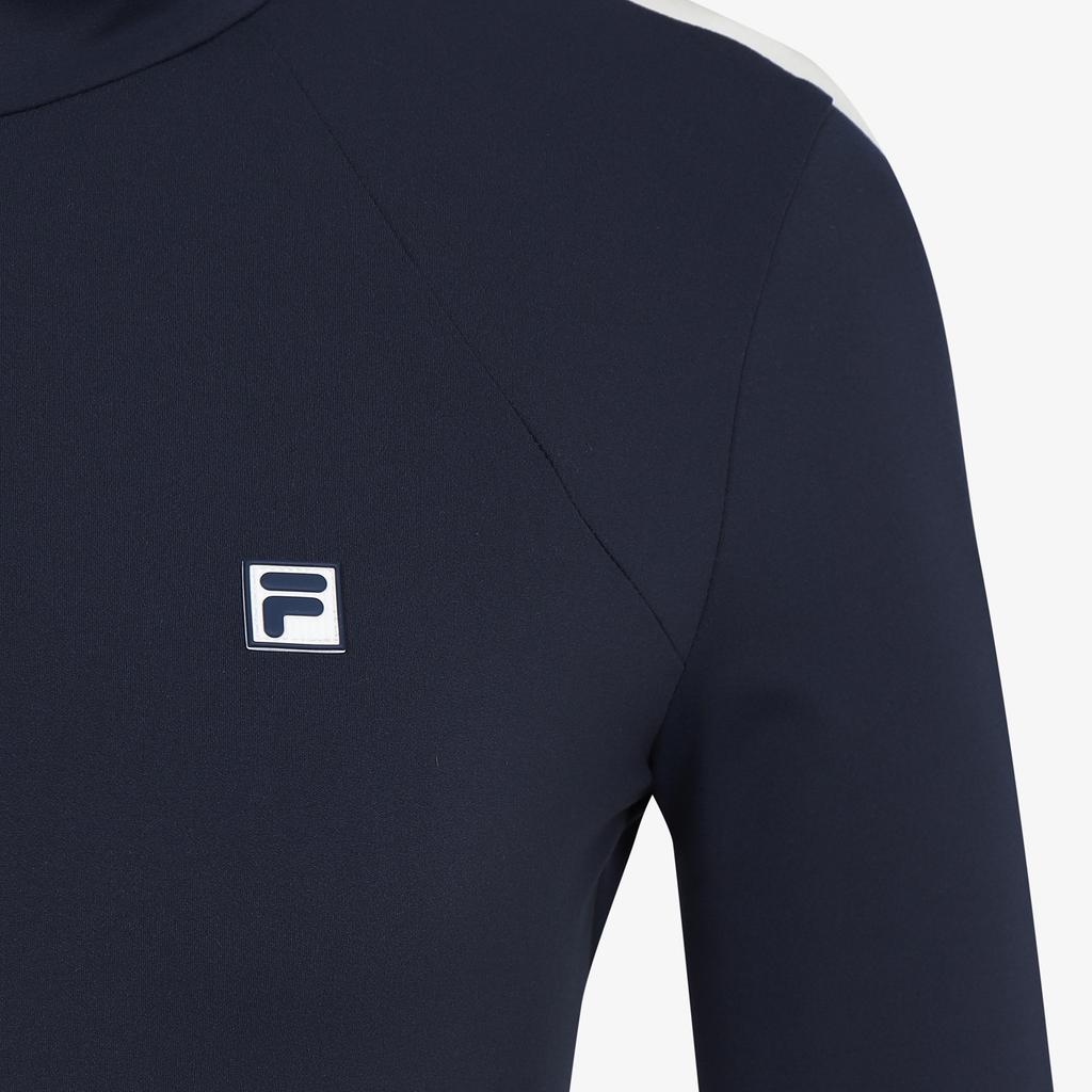 FILA Tennis Slim Fit Half-Zip Long Sleeve Tee (Fs263Rl11F001472)