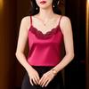 Lace Camisole Vest - Women's Spring/Summer Acetate Satin Sleeveless Blouse