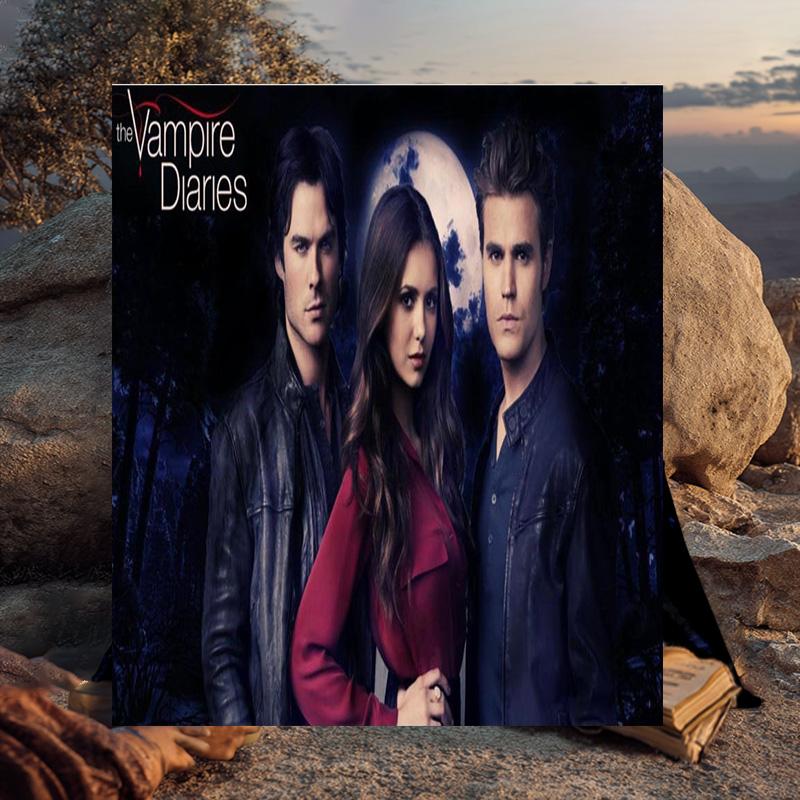 1PC Vampire movies Flannel Blanket Gift, Suitable for Both Men And Women, Soft Ideal for Beds And Sofa, Birthday Or Christmas Gift