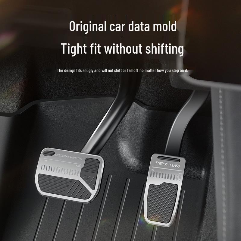 Tesla Model 3 YL Anti-slip Pedal Covers - Metal Accelerator & Brake Accessories