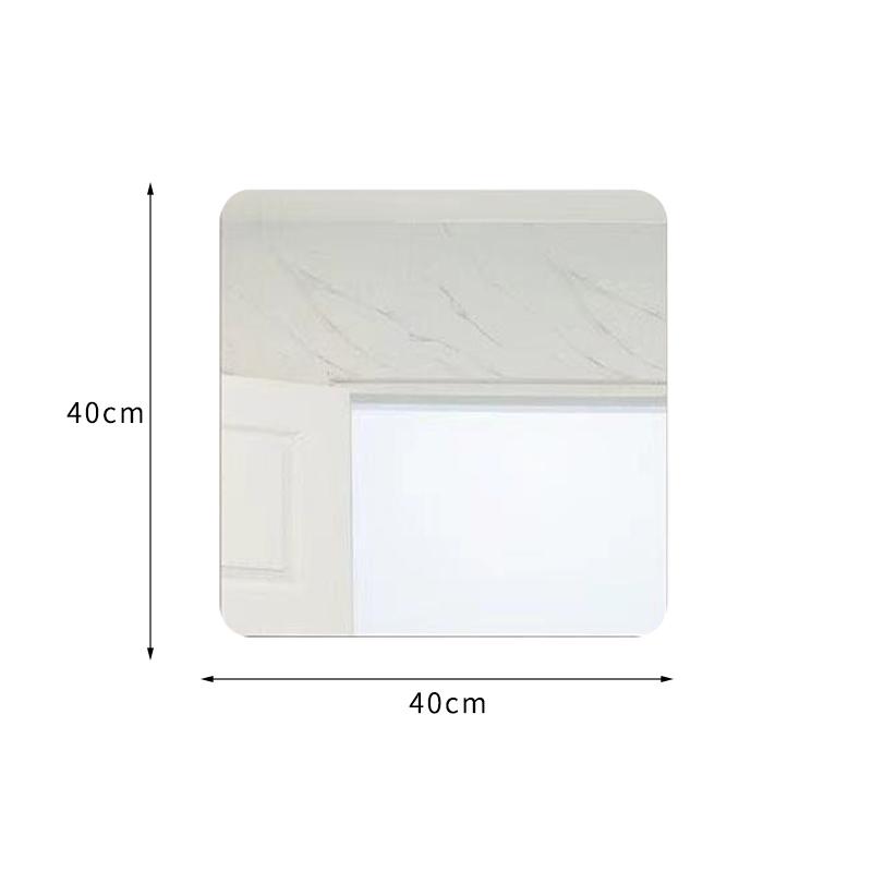 Акриловые наклейки на зеркало, самоклеящееся зеркало, украшение для ванной комнаты, зеркало для одежды в студенческой спальне, зеркало во весь рост, 1 шт.