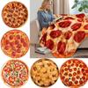 WOSTAR Теплый коралловый флис tortilla pizza одеяло мексиканский круглый лаваш шерстяной диванный плед зимний пушистый плюшевый большой плед