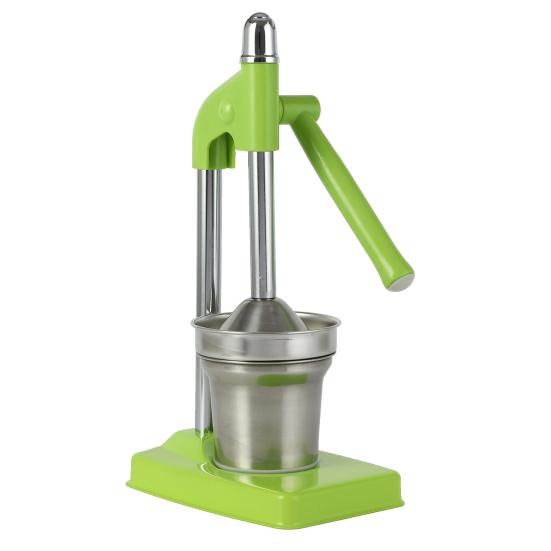 Manual Citrus Juicer Heavy Duty Stainless Steel Lemon Lime Press for Kitchen Bar Efficient Pulp-Free Juice Extractor